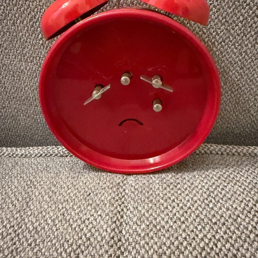 VTG Helm Brand animated alarm clock with moving woodpecker WORKS